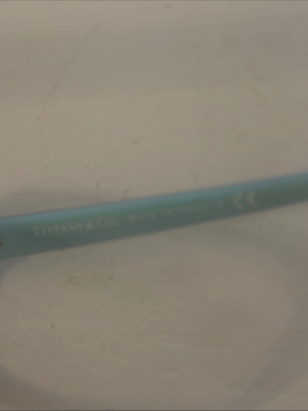 New Tiffany & Co. Black Frame Glasses with Tiffany Blue Temples